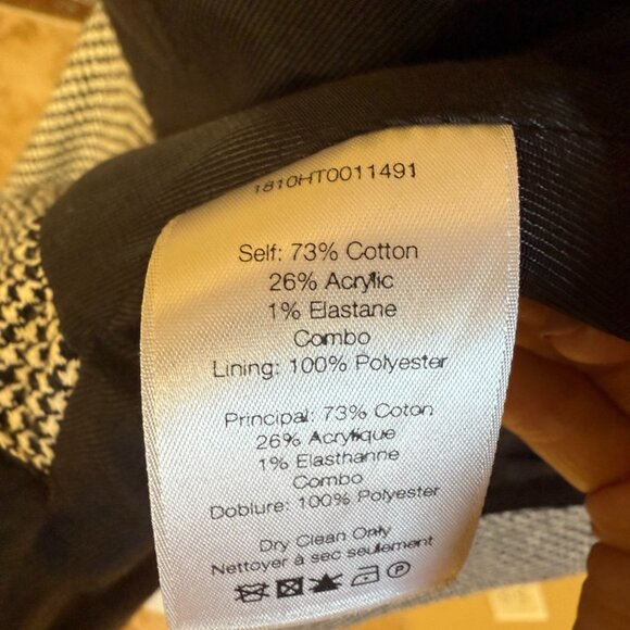 Veronica Beard Houndstooth Jacket, Size 2 - Picture 7 of 7